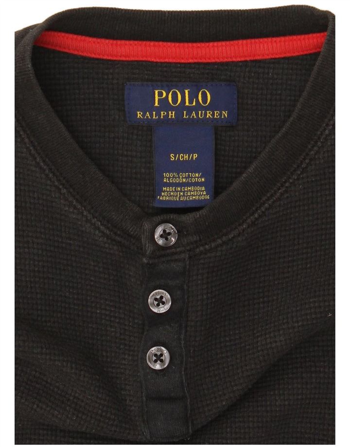Koszulka męska Polo Ralph Lauren Top mała czarna bawełniana