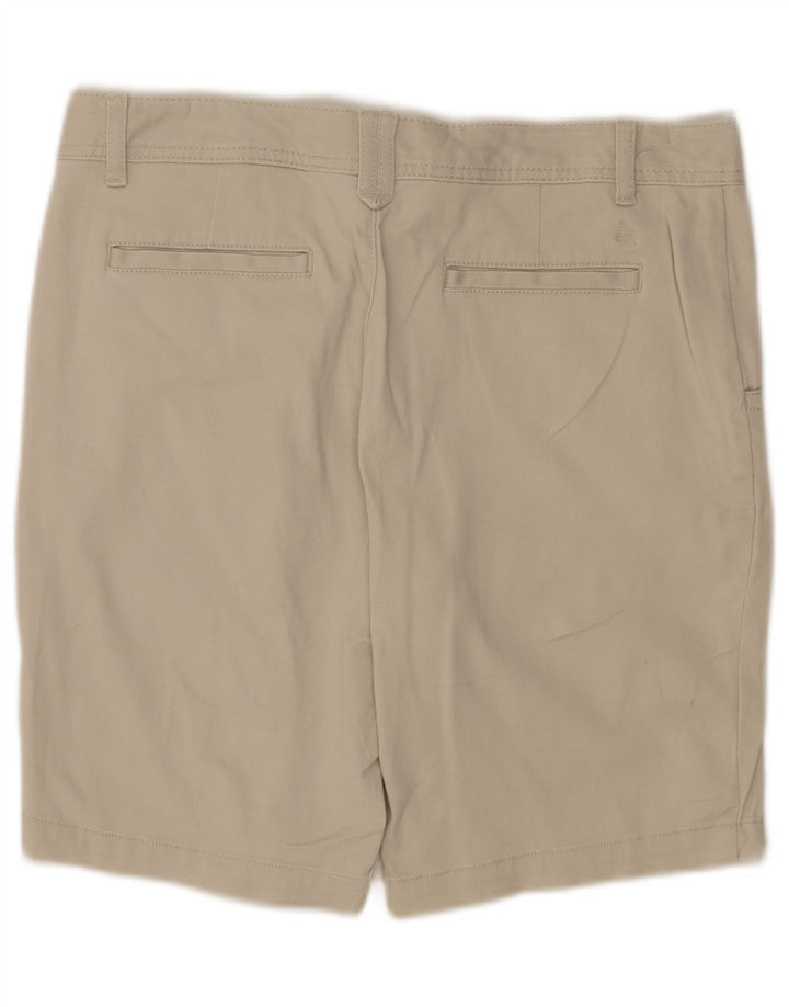 Spodenki Chino Eddie Bauer Damskie, lekko zakrzywione, US 10, duże, W32, beżowe, bawełniane