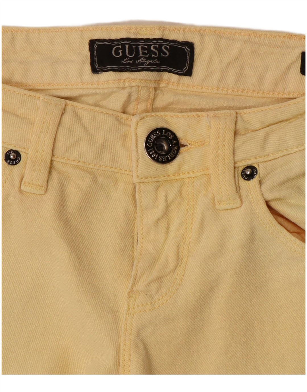 Jeansy Guess Damskie Sophie Slim W28 L26 Żółte