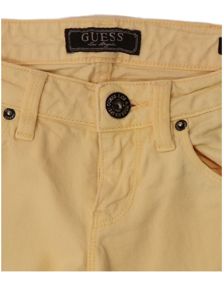 Jeansy Guess Damskie Sophie Slim W28 L26 Żółte