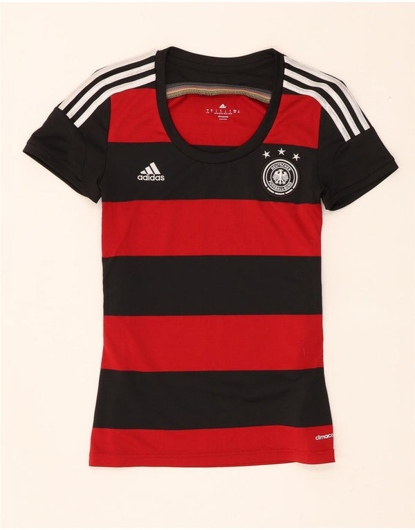 Damska koszulka Adidas Deutscher Fussball Bund Top UK 8/10 Small Black
