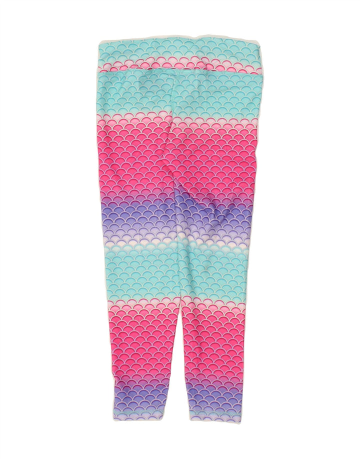 EDDIE BAUER Girls Leggings 7-8 Years Small Multicoloured Colourblock Vintage Eddie Bauer and Second-Hand Eddie Bauer from Messina Hembry 