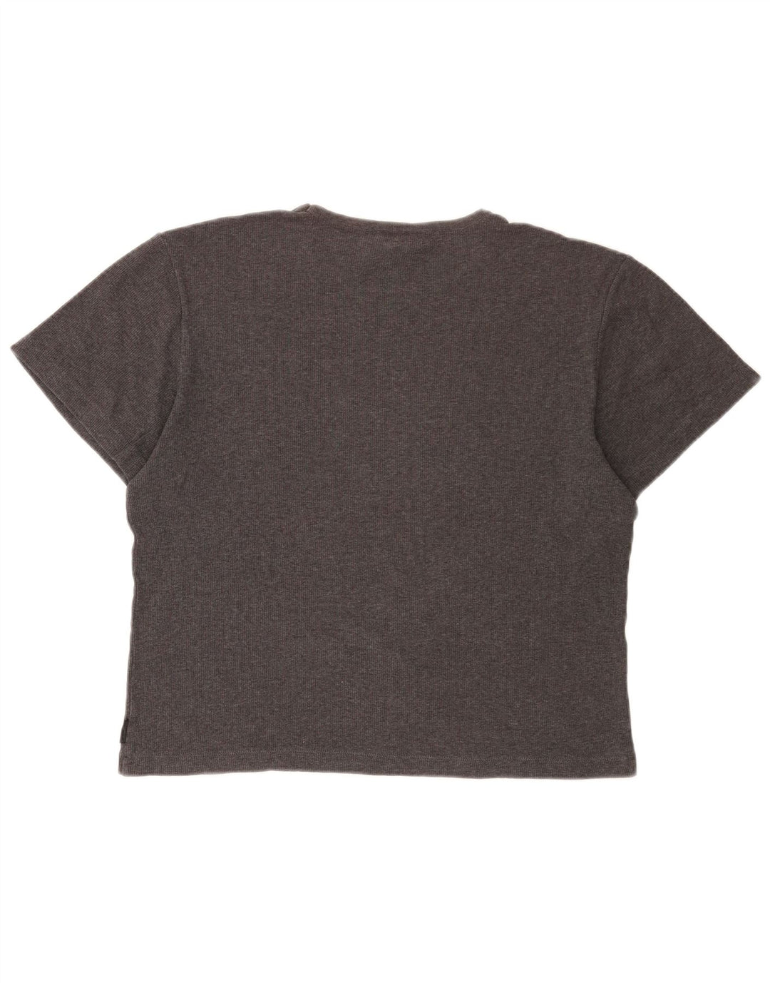 Damski T-shirt oversize CALVIN KLEIN, UK 14, średnioszary, bawełniany