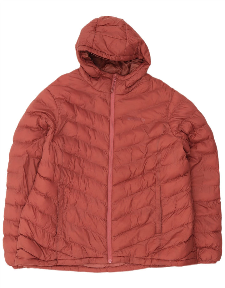 Ocieplana kurtka damska Mountain Warehouse UK 18 XL czerwona poliamid