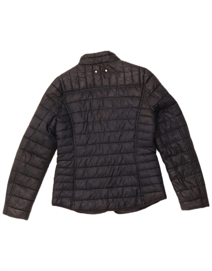 Damska ocieplana kurtka JOULES UK 12, średni czarny poliester