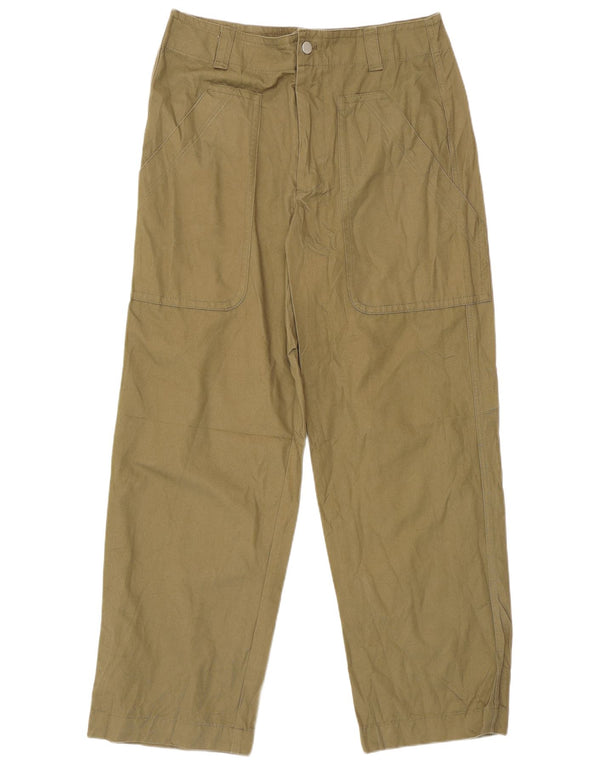 Męskie proste spodnie Zara EU 40 Medium W31 L30 Khaki Cotton