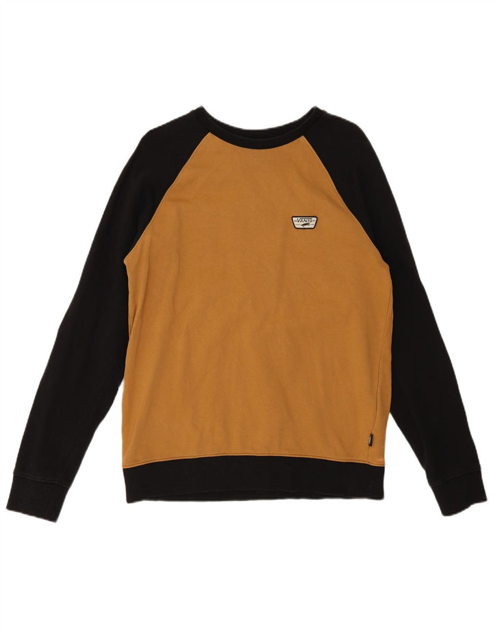 Męski sweter Vans, bawełniany, w kolorze średniego brązu