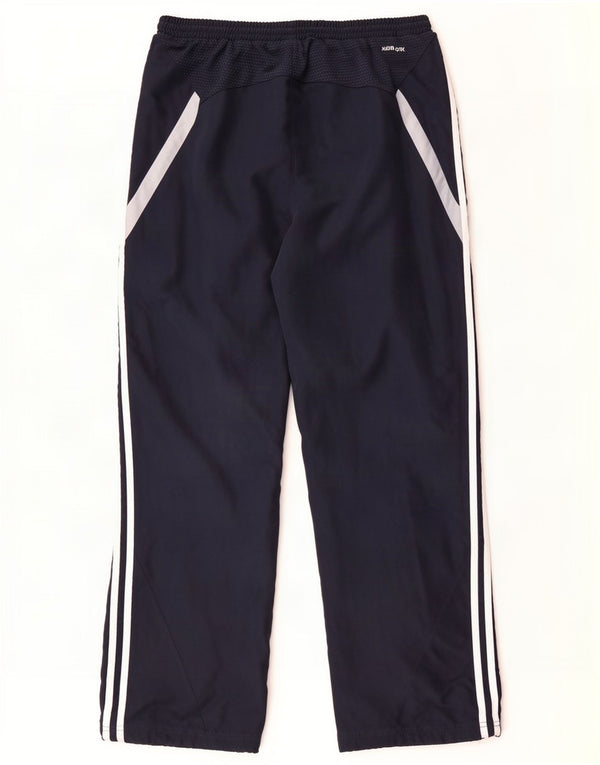 Męskie spodnie dresowe Adidas Climacool, duże, granatowe, z blokami kolorów
