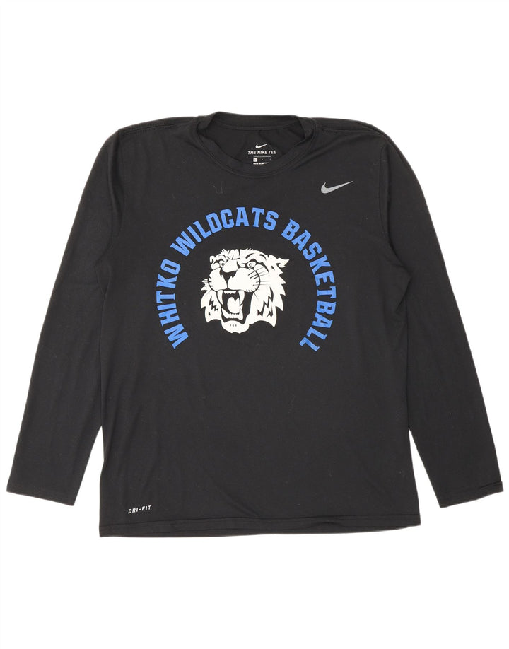Męska koszulka Nike Wildcats z grafiką, długim rękawem, dużym czarnym poliestrem