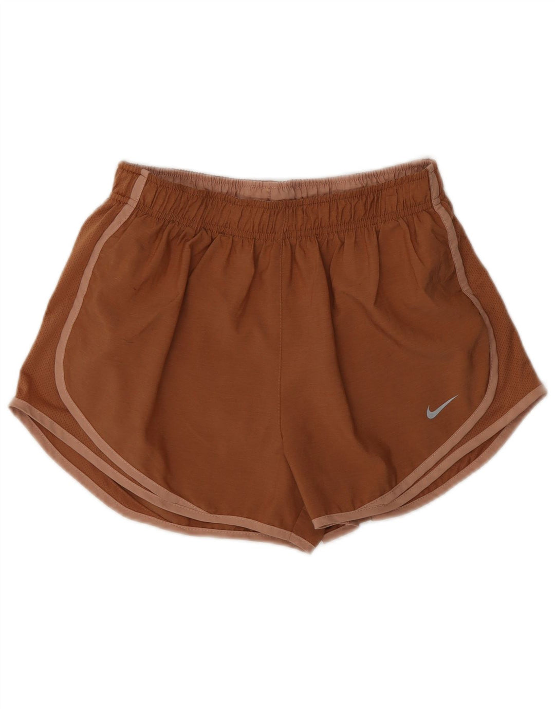 Damskie spodenki sportowe Nike UK 12, średni brązowy poliester