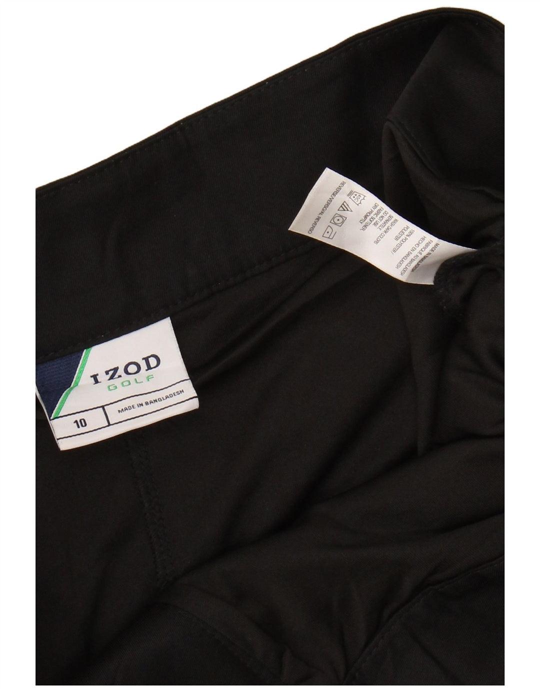 IZOD Damski Skort Duży W32 L7 Czarny Poliester