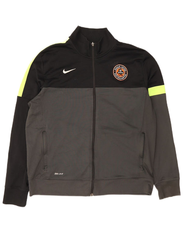 Męska kurtka dresowa Nike Dri Fit XL, szary, kolorowy poliester