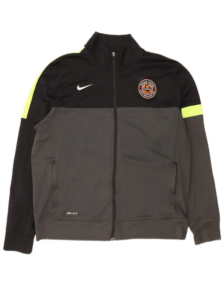 Męska kurtka dresowa Nike Dri Fit XL, szary, kolorowy poliester