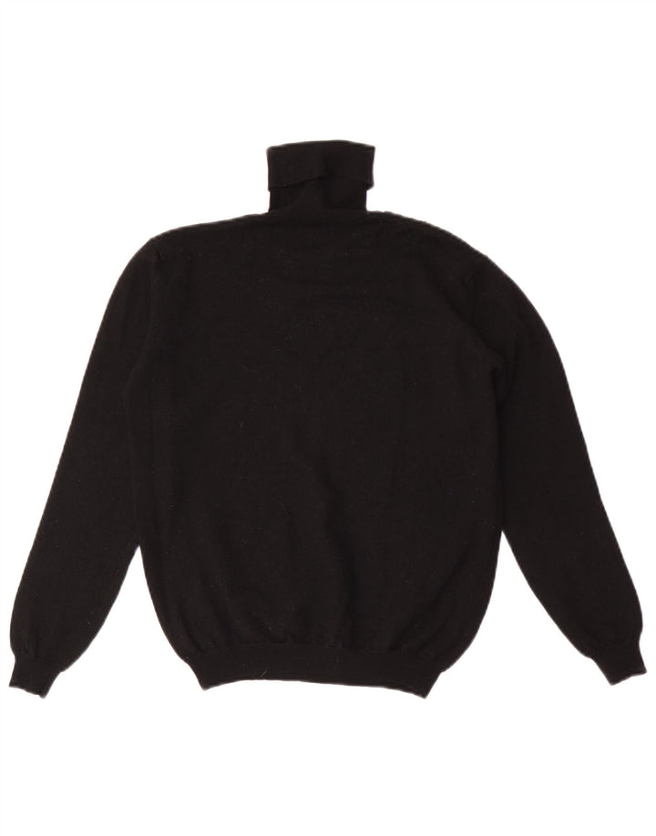 Damski sweter Trussardi z okrągłym dekoltem UK 8, mały czarny