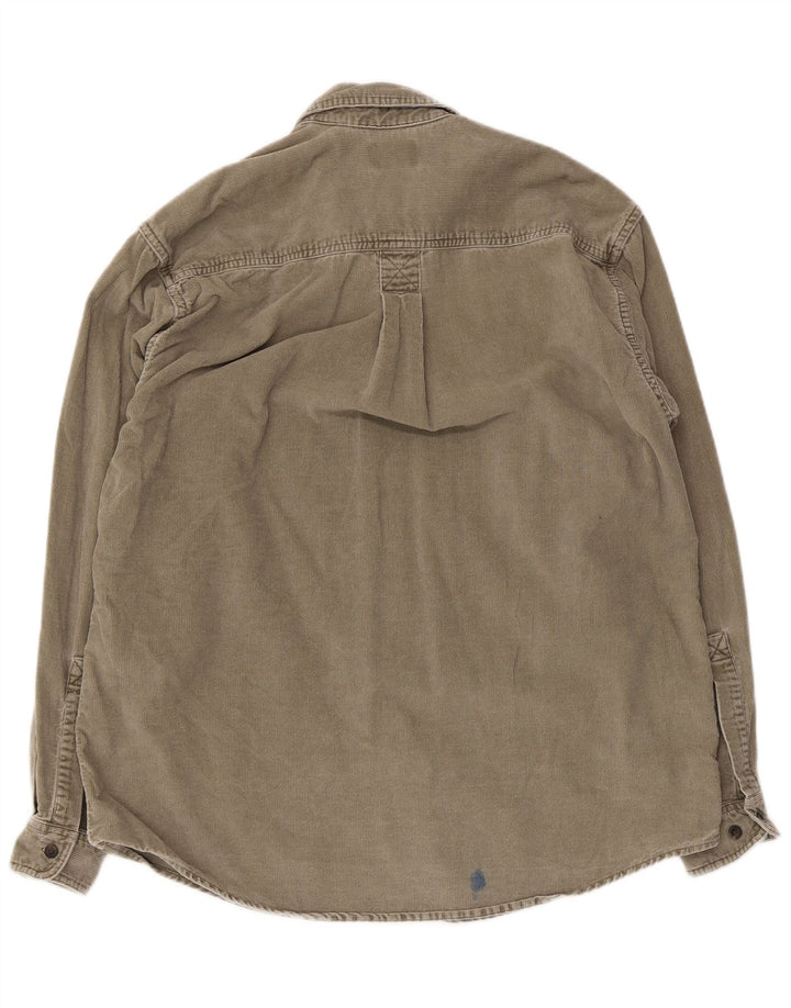 Męska koszula sztruksowa L.L.Bean, średnia bawełna khaki