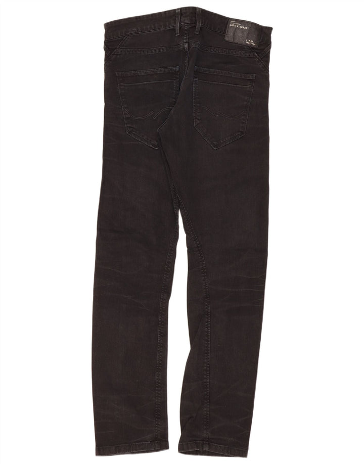 Męskie jeansy typu slim Jack & Jones W33 L34 czarne