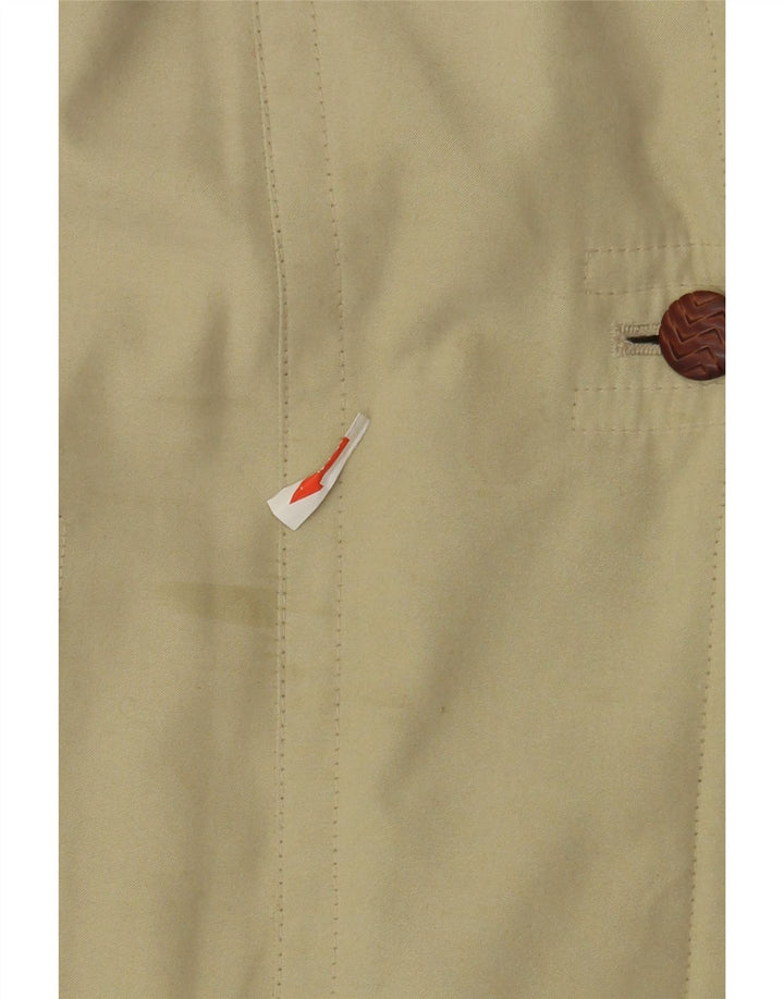 Damski płaszcz wiatrówka z kapturem Ensign US 16 2XL Beżowy poliester