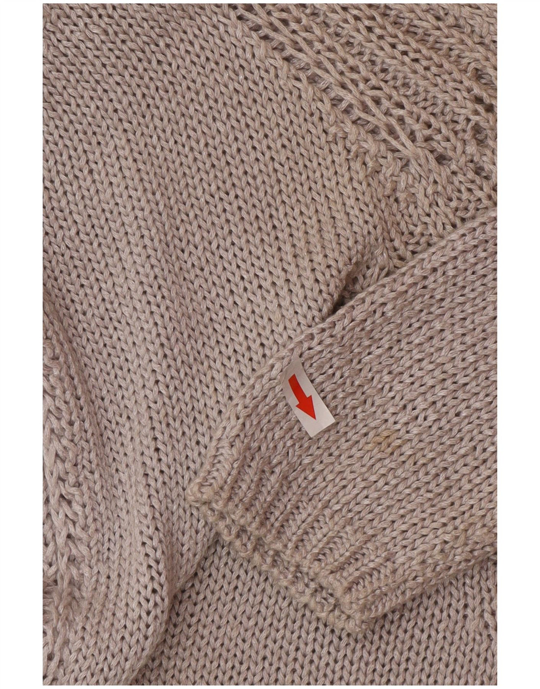 Sweter damski Zara z dekoltem w kształcie litery V, UK 14, średni szary