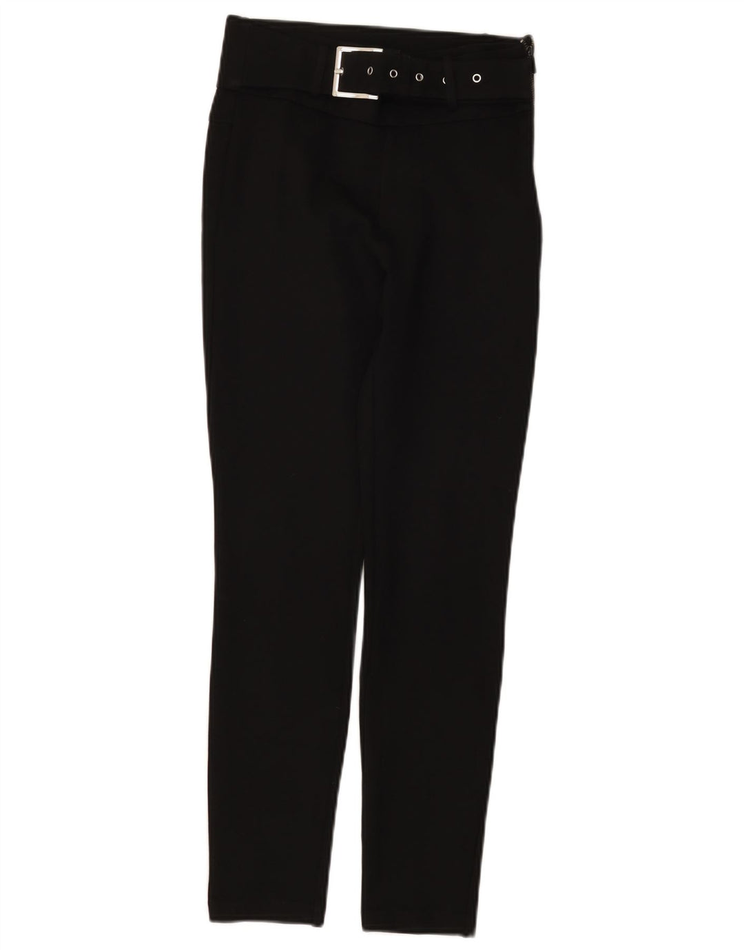 Damskie spodnie typu slim chino ZARA małe W26 L27 czarne