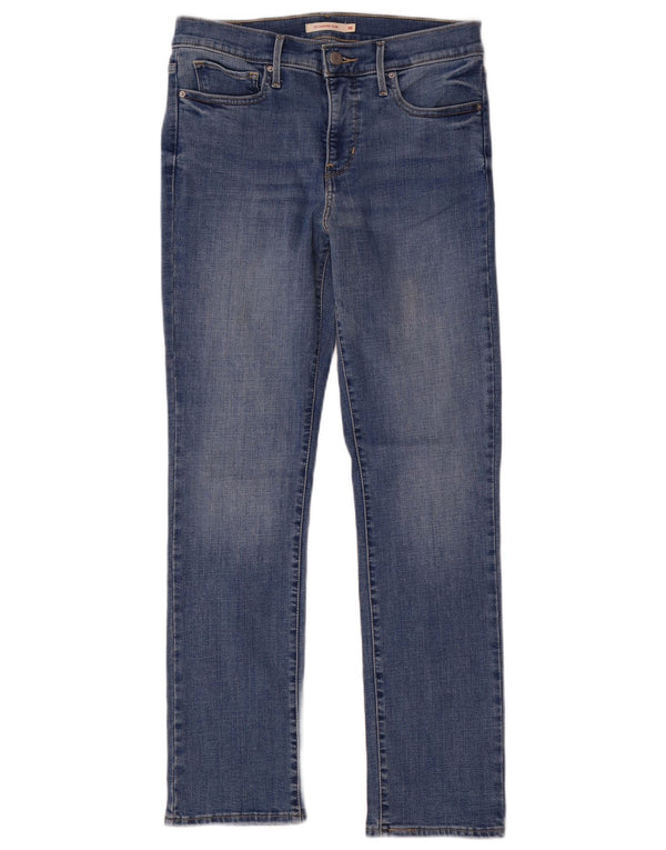 Damskie jeansy Levi's 312 Shaping W30 L30 Niebieska bawełna
