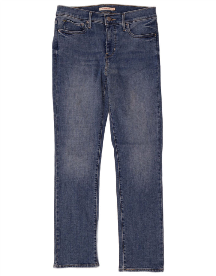 Damskie jeansy Levi's 312 Shaping W30 L30 Niebieska bawełna