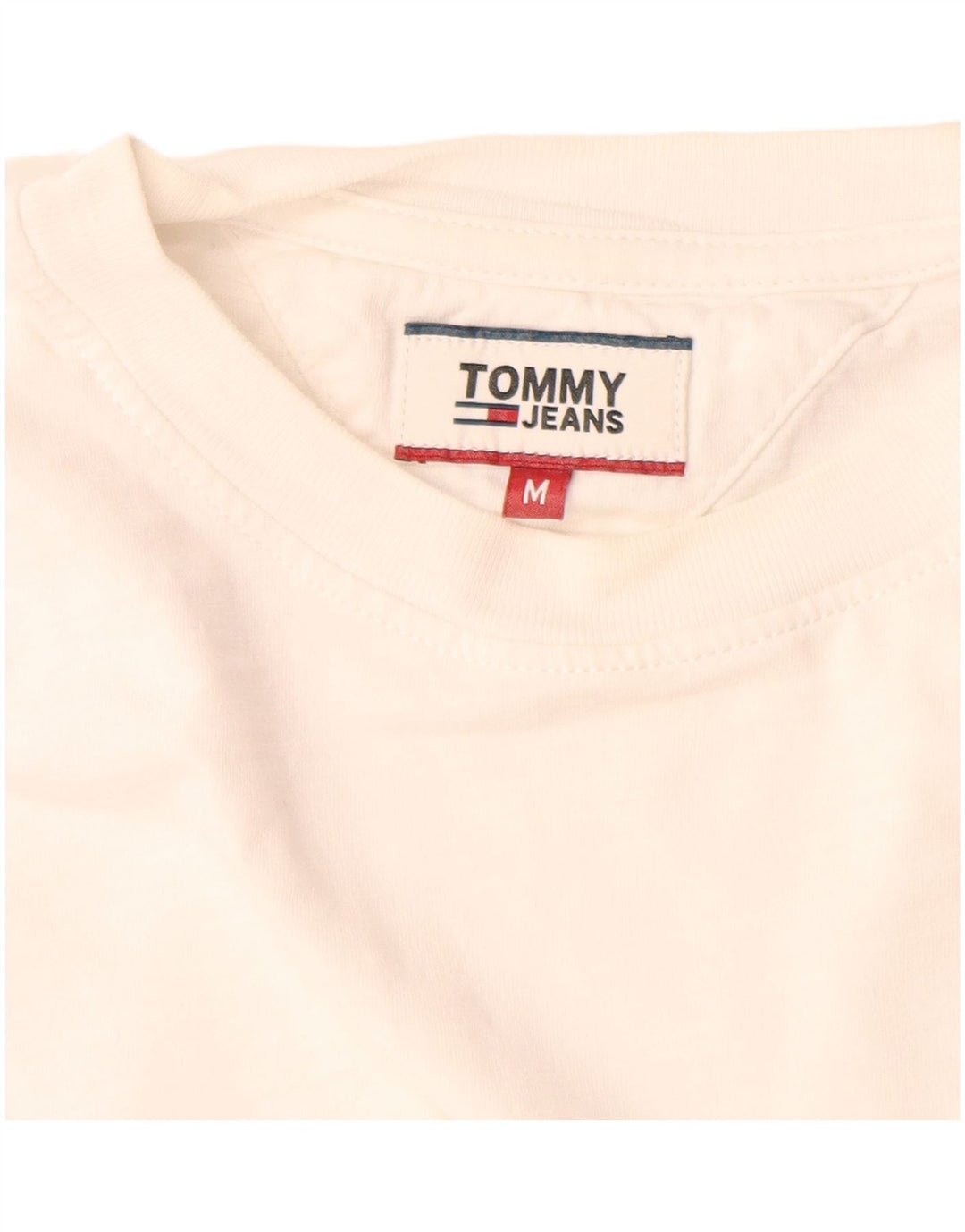 Męski top graficzny Tommy Hilfiger z długim rękawem, średni kolor biały