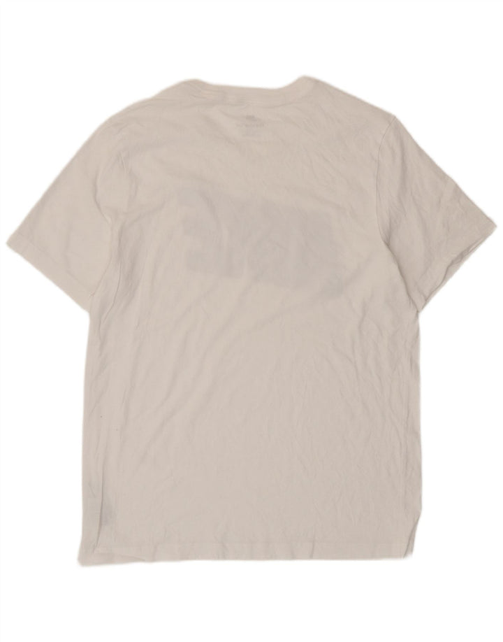 Męski T-shirt z grafiką Nike, duży, biały, bawełniany