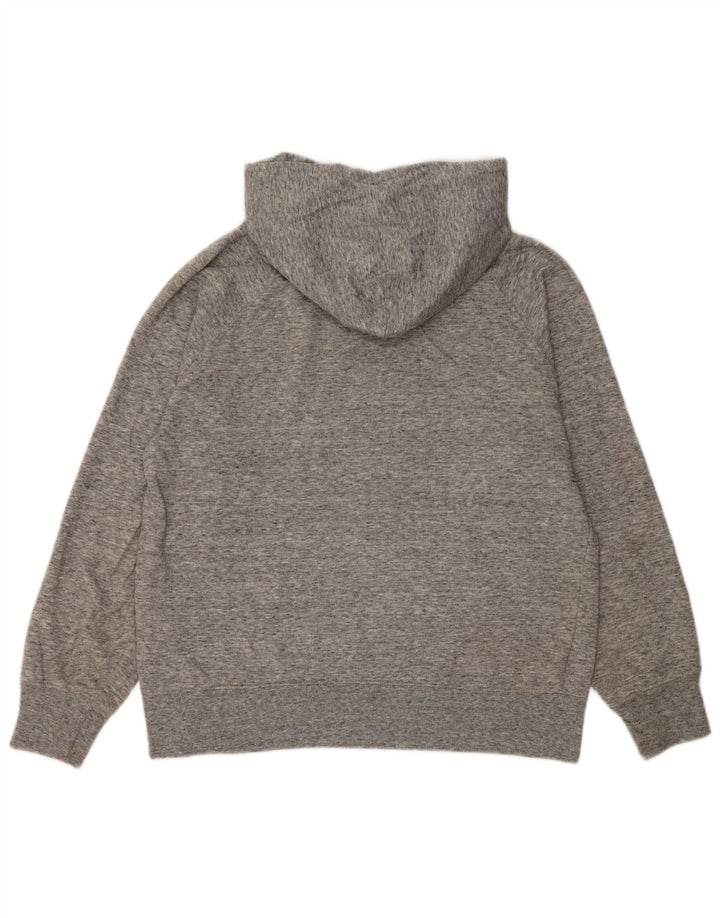 Damska bluza z kapturem Levi's z grafiką, oversize UK 10, mała, szara, nakrapiana