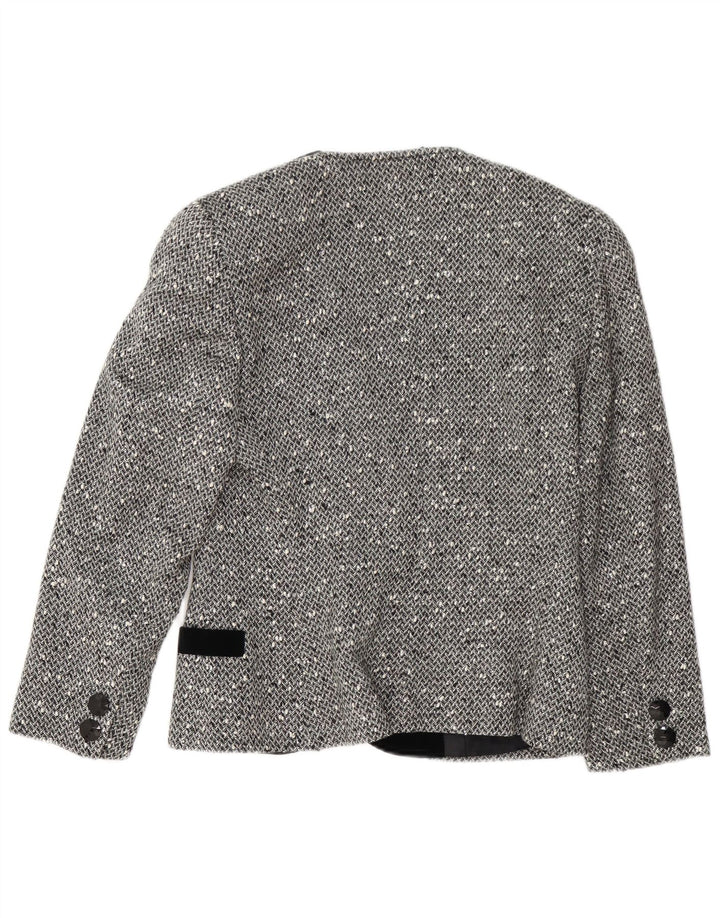 Elegancki damski zestaw spódnic zapinanych na 3 guziki, 2 częściowy IT 42 Medium W28 Szary nakrapiany