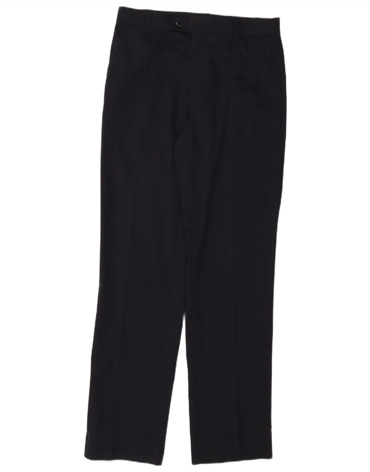 Męskie spodnie garniturowe CONTE OF FLORENCE IT 48 Medium W32 L33 Granatowe