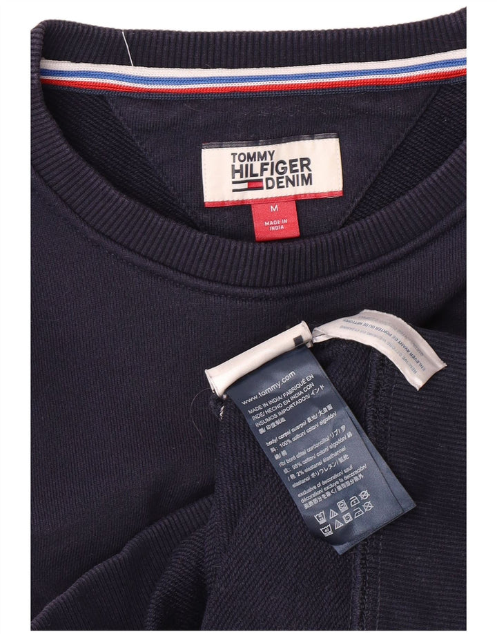 Męska bluza z grafiką TOMMY HILFIGER, średni granat, blok kolorów