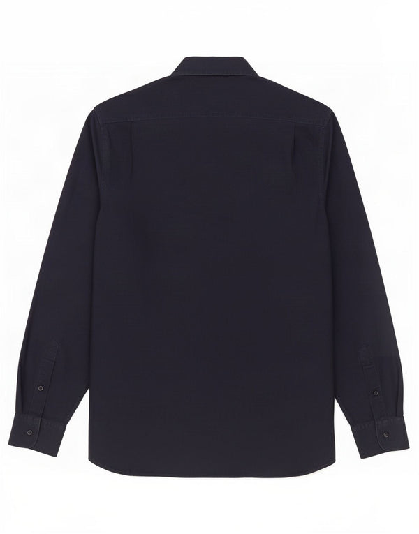 Koszula męska Reiss Slim Fit, duża, granatowa, bawełniana