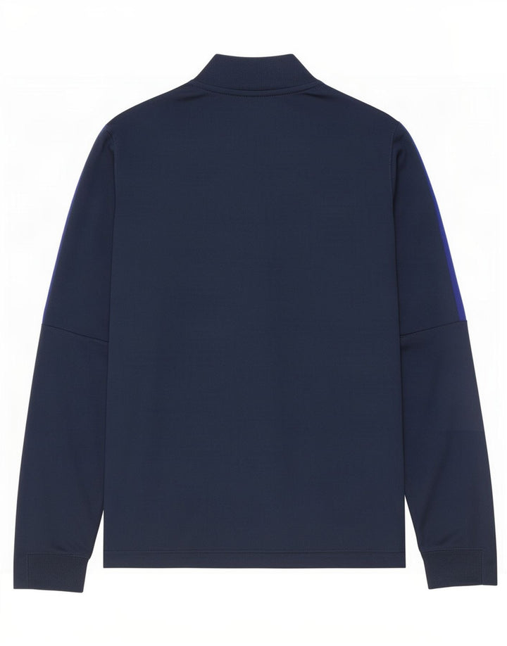 Kurtka męska Nike Belfast Met Tracksuit Top, mała, granatowa, z blokami kolorów