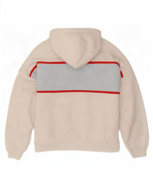 Damski sweter Levi's z grafiką, oversize, UK 10, mały, biały, z blokami kolorów