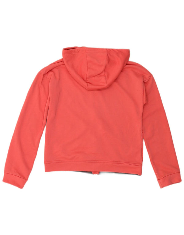Dziewczęca bluza z kapturem Nike Dri Fit z grafiką i zamkiem błyskawicznym 13-14 lat Różowy blok kolorów