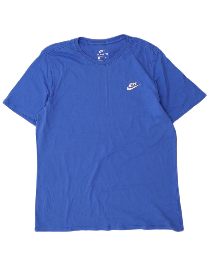T-shirt męski Nike, duży, niebieski, bawełniany
