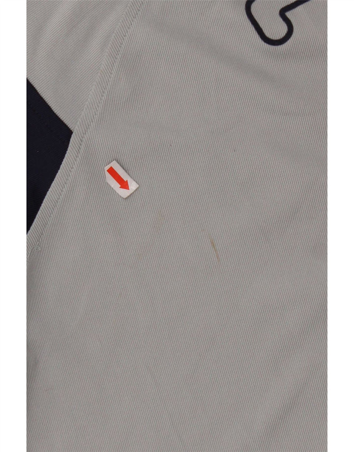 Chłopięcy T-shirt z grafiką FILA, 11-12 lat, średni szary, blok kolorów