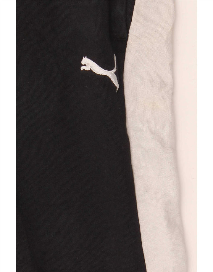 Damskie spodnie dresowe Puma Joggers UK 12 Średni czarny, blok kolorów