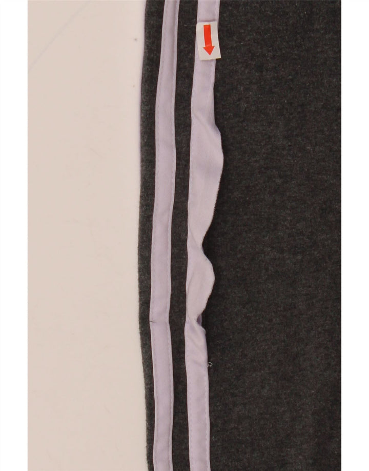 Legginsy damskie ADIDAS UK 12, średnioszare, bawełniane