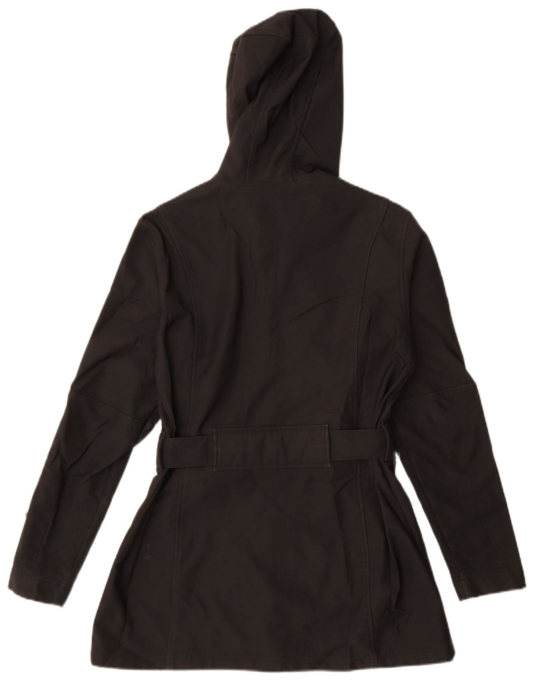 Damska kurtka wiatrówka z kapturem NIKE UK 12, średni czarny poliester