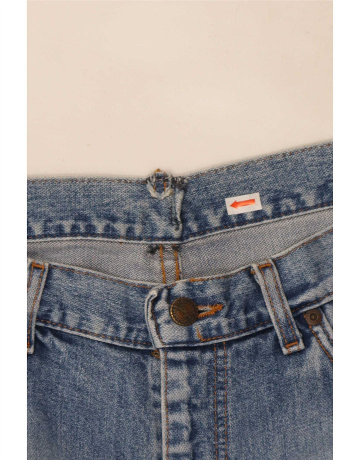 Męskie proste dżinsy Wrangler W30 L32 niebieskie