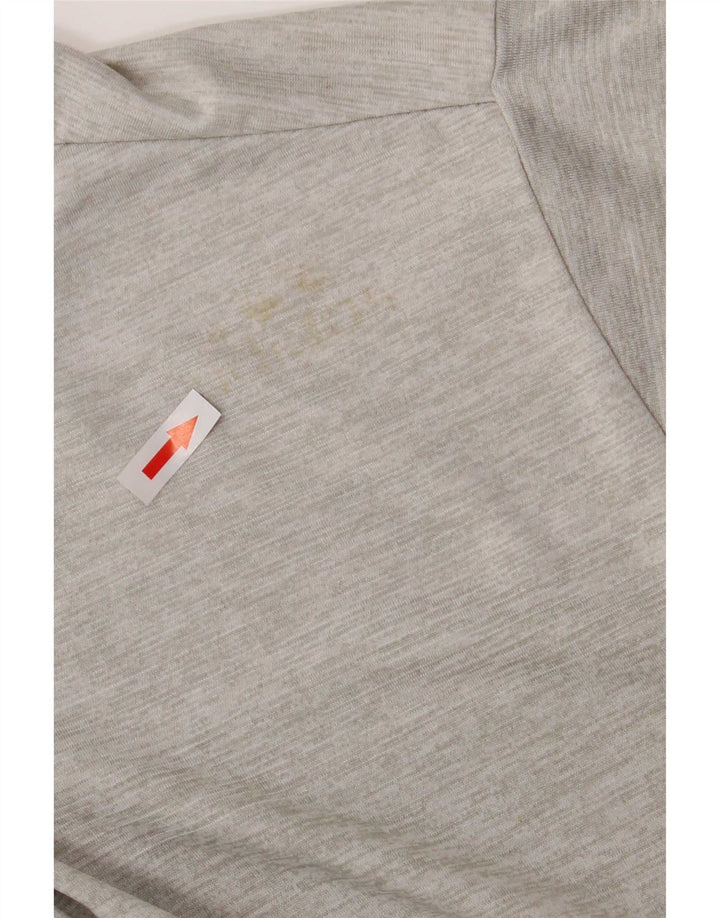 Adidas Męski T-shirt Climalite Top Średni Szary Poliester