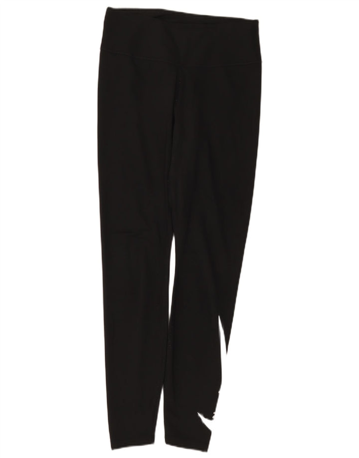 Damskie legginsy Nike Dri Fit Graphic UK 12, średni czarny poliester