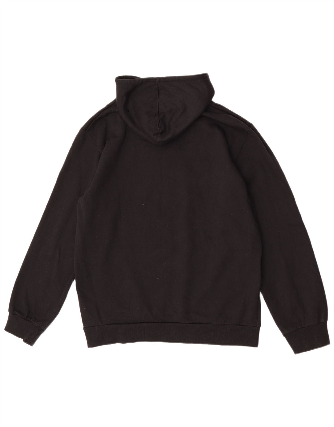 Damski sweter z kapturem Kappa, duży, czarny, bawełniany