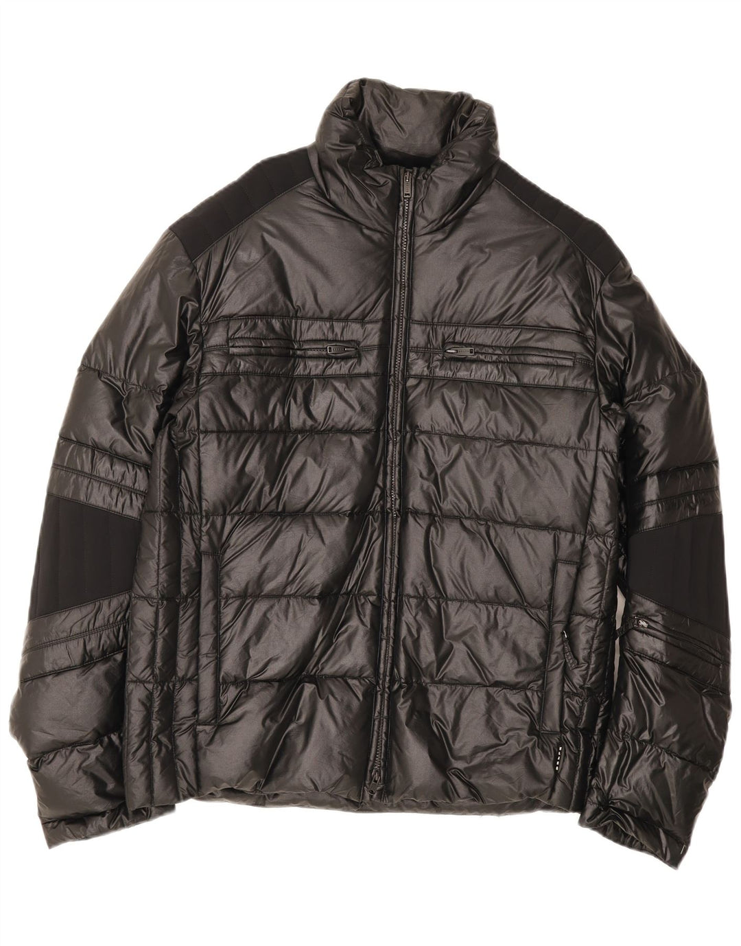 Kurtka wyściełana Belfe & Męska UK 44 2XL Czarny nylon