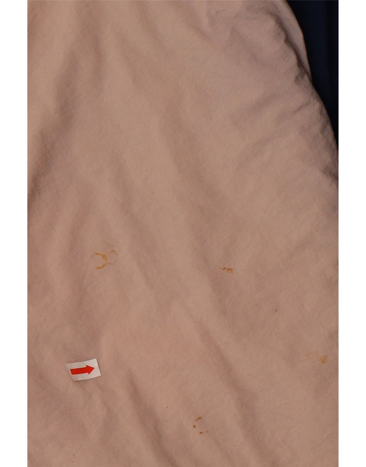 Męski płaszcz puma z grafiką IT 52 XL Granatowy poliamid z blokami kolorów