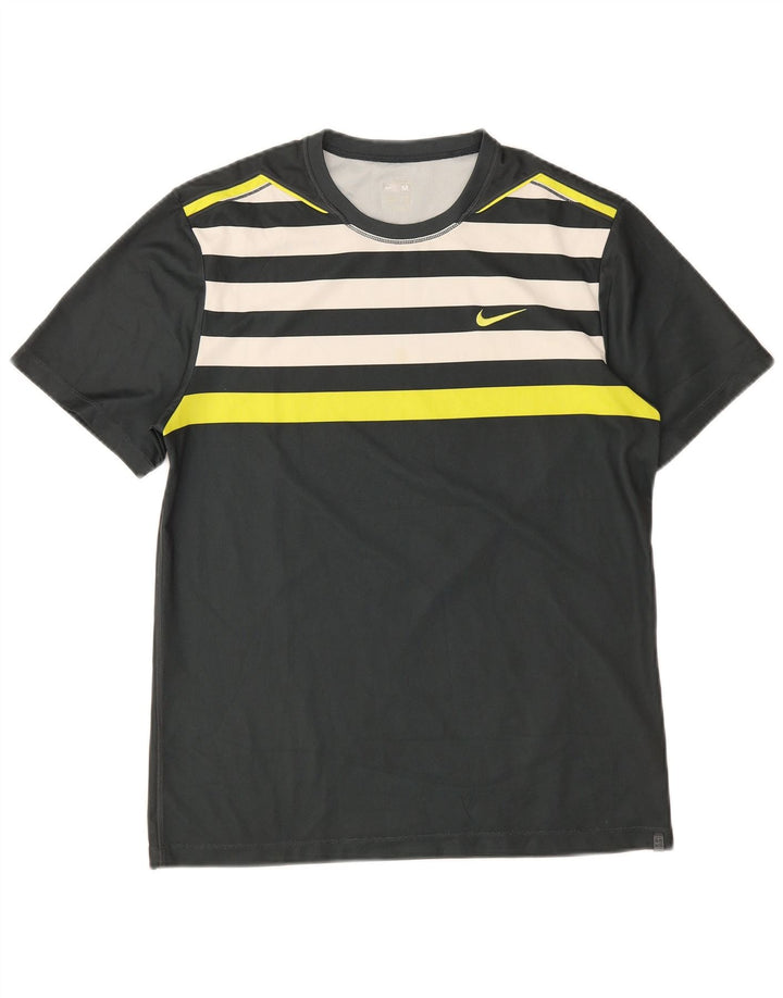 T-shirt męski Nike Top UK 39/41 Poliester w kolorze średniej zieleni w blokach kolorów