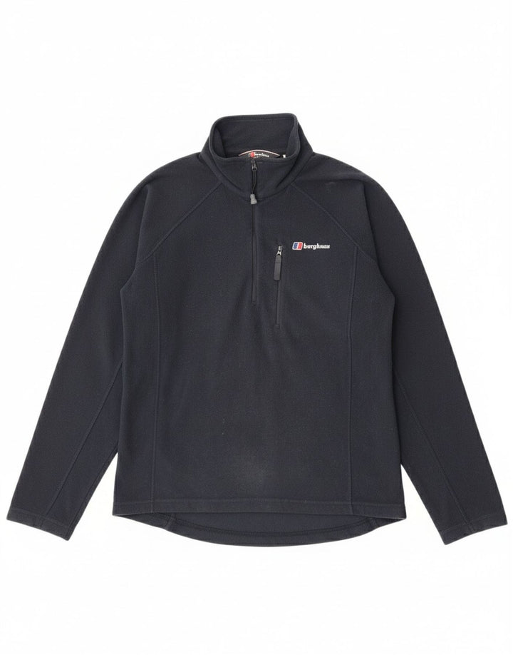 Męski sweter polarowy Berghaus z zamkiem błyskawicznym, mały, granatowy, poliester