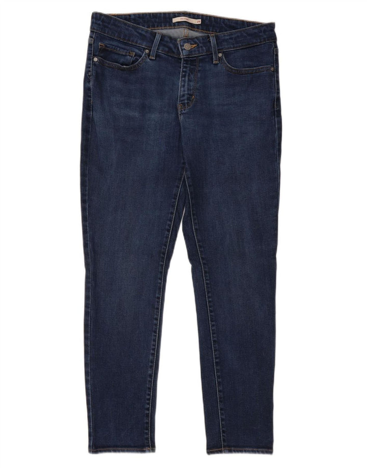 Damskie jeansy LEVI'S 711 Skinny W29 L30 Niebieski Lyocell