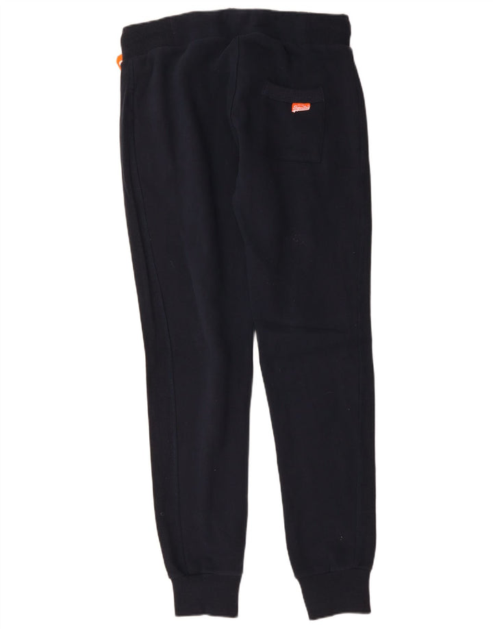 Damskie spodnie dresowe Superdry Joggers UK 14, duże, granatowe, bawełniane